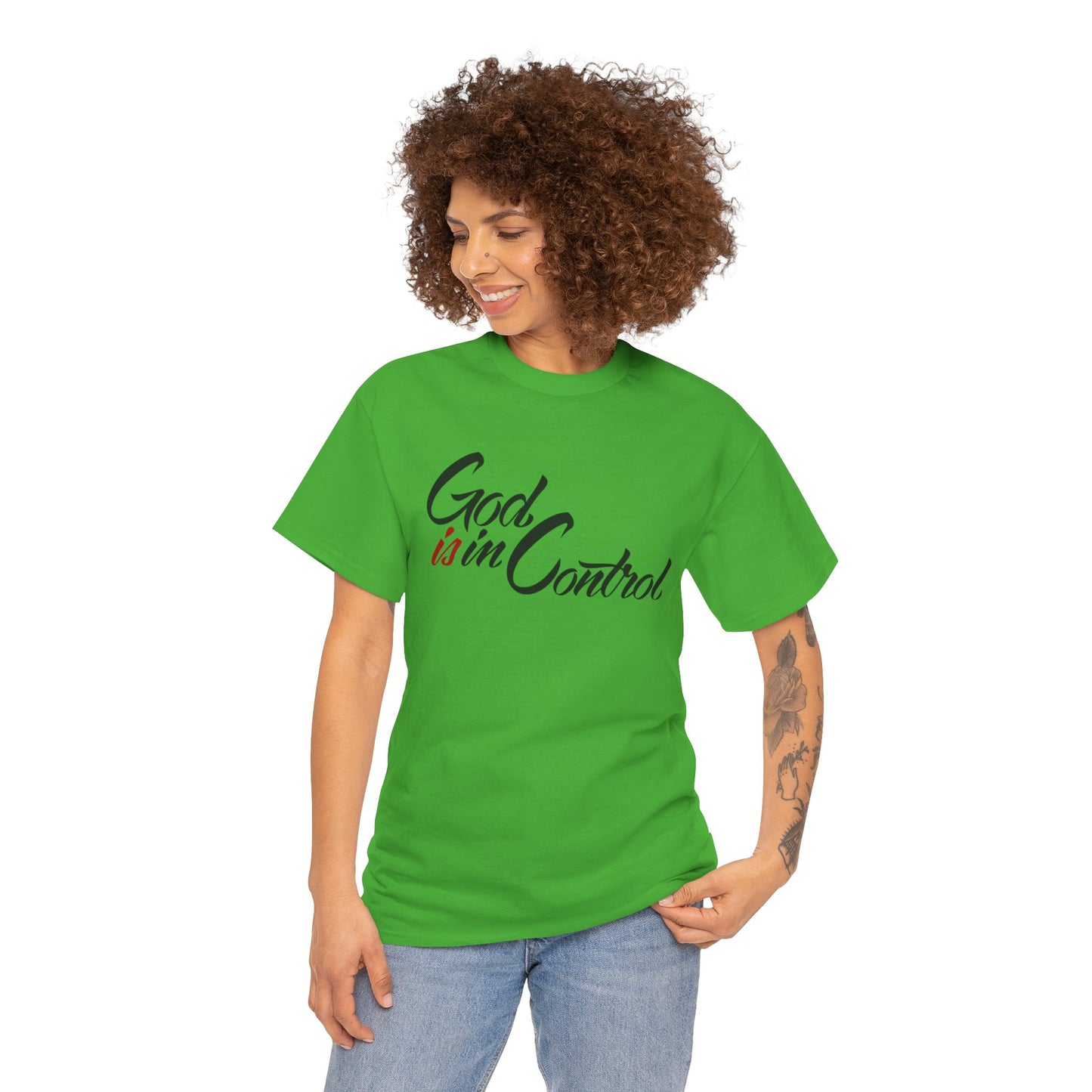 God is in Control Faith-Inspired TShirt - Daylight Drip