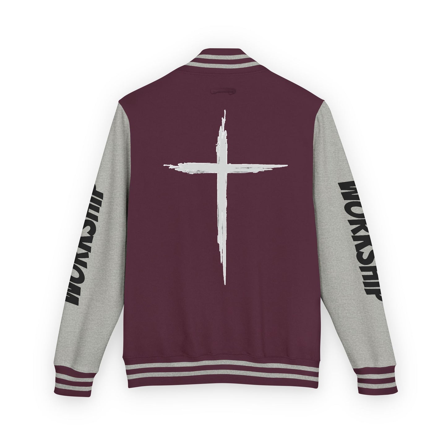 Minimilist Christian Heavyweight Letterman Jacket - Daylight Drip