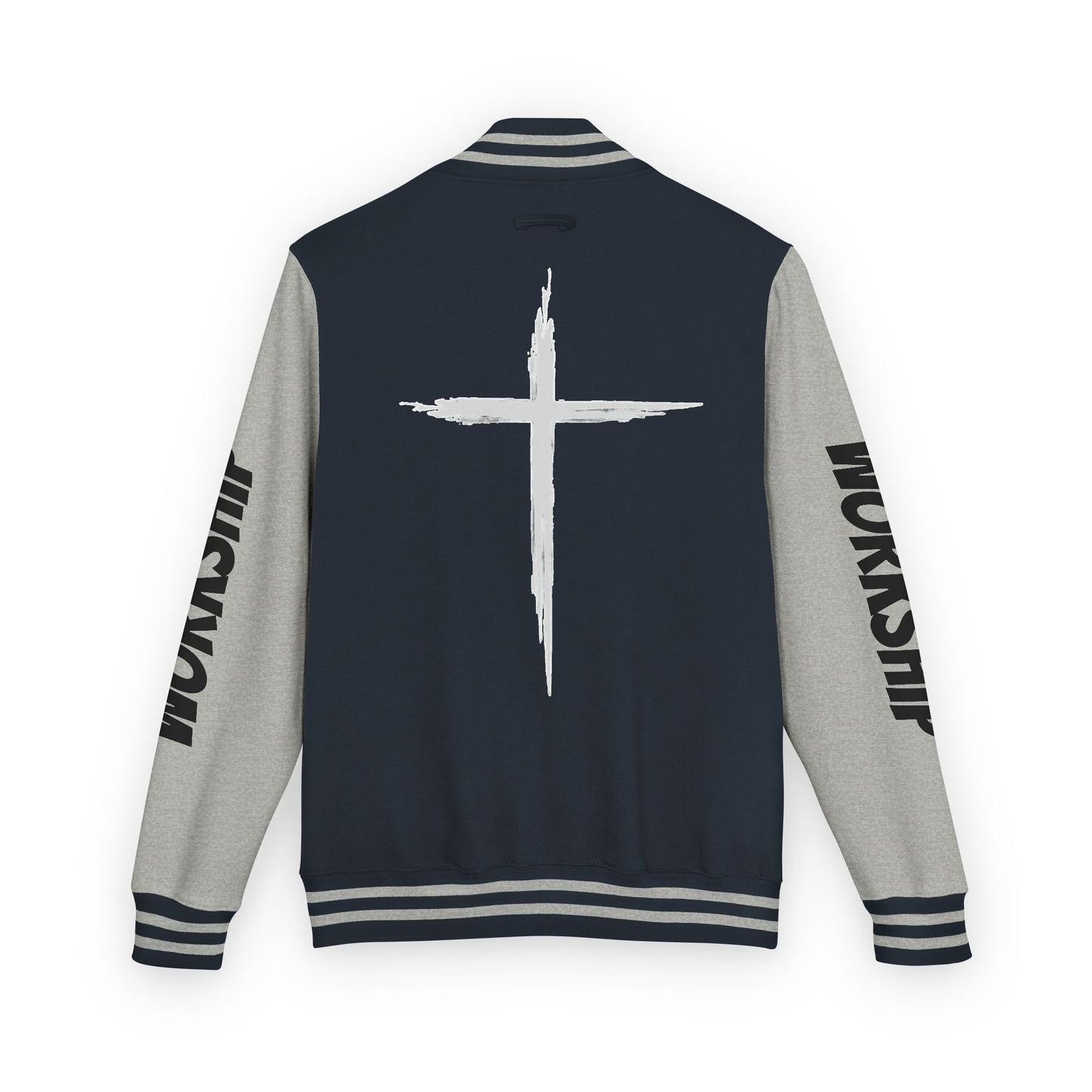 Minimilist Christian Heavyweight Letterman Jacket - Daylight Drip