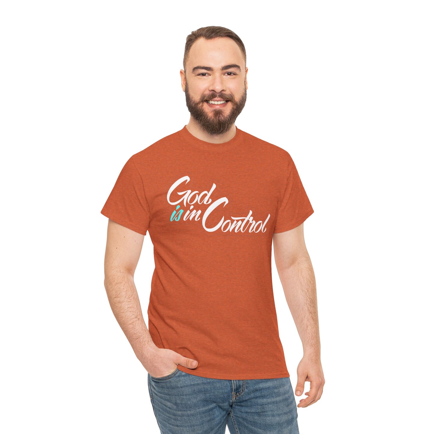 God is in Control Faith-Inspired TShirt - Daylight Drip