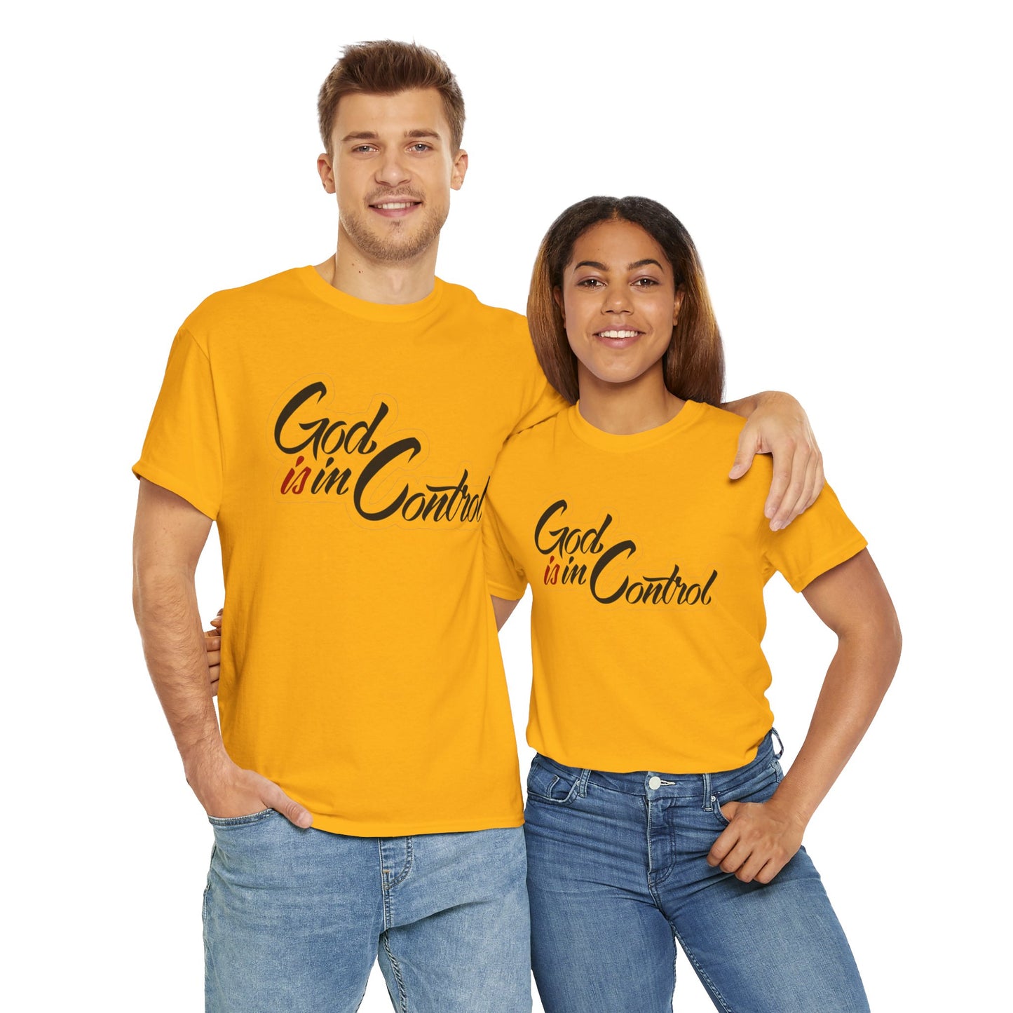 God is in Control Faith-Inspired TShirt - Daylight Drip