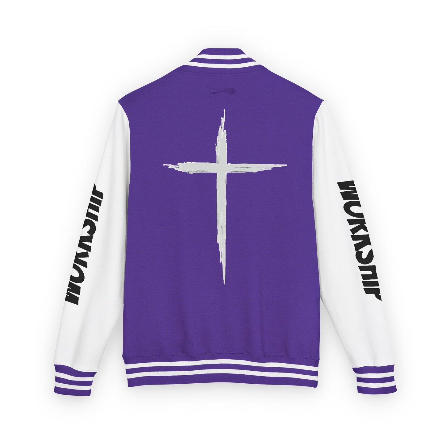 Minimilist Christian Heavyweight Letterman Jacket - Daylight Drip