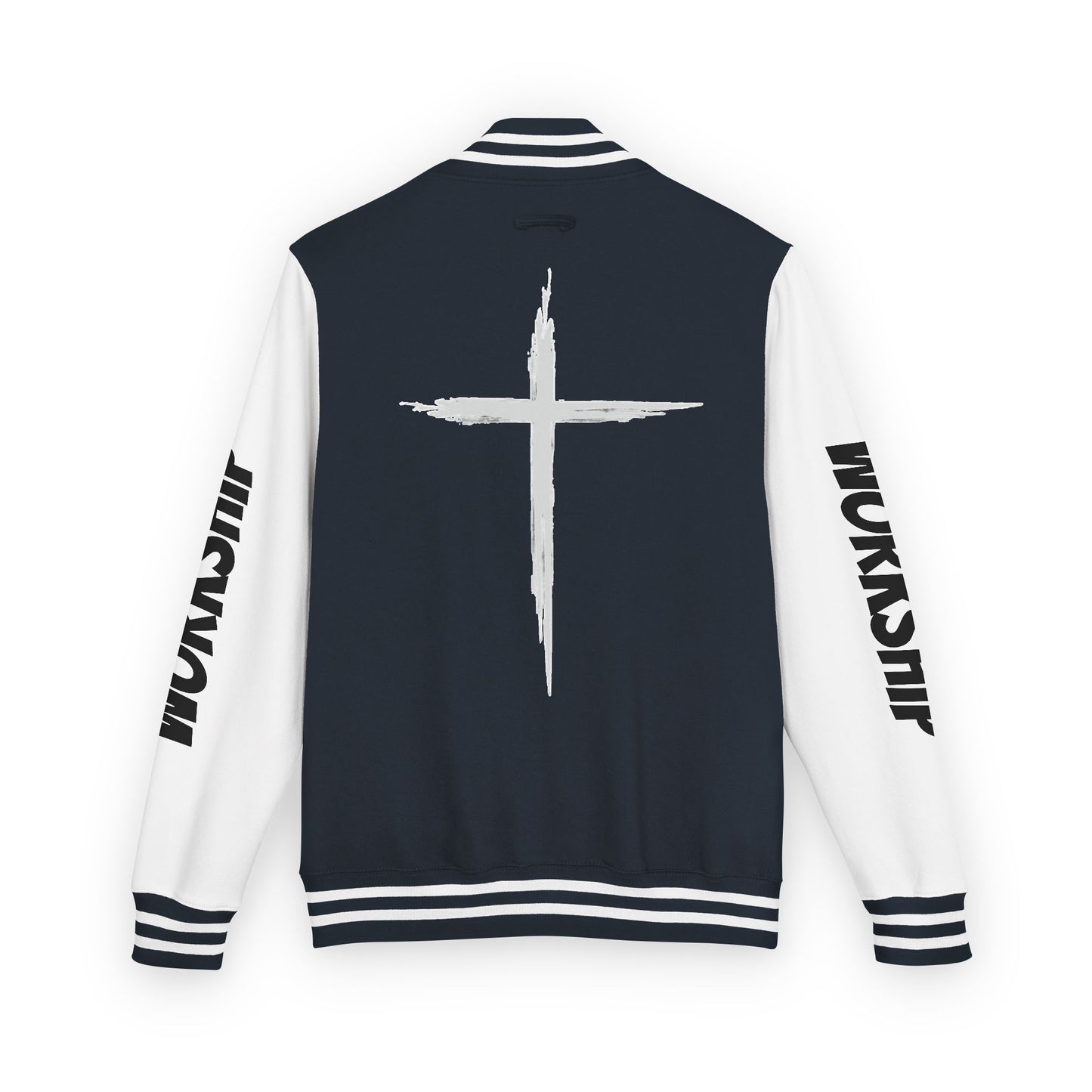 Minimilist Christian Heavyweight Letterman Jacket - Daylight Drip