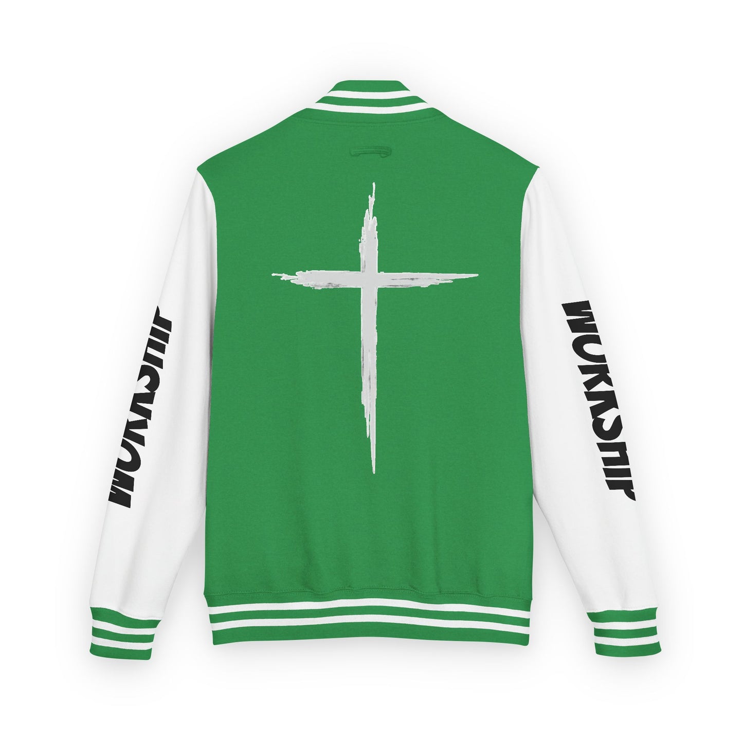 Minimilist Christian Heavyweight Letterman Jacket - Daylight Drip