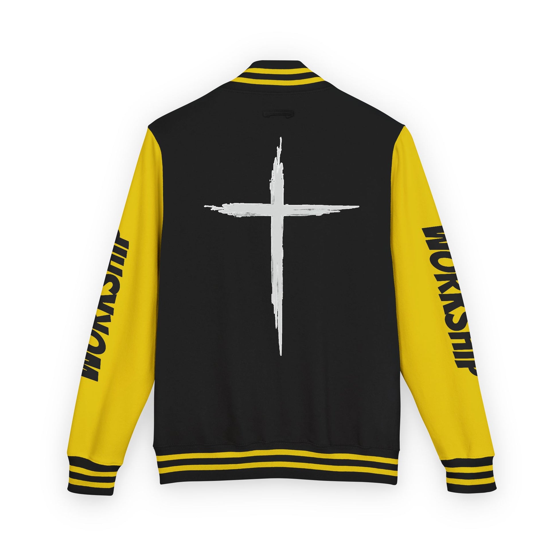 Minimilist Christian Heavyweight Letterman Jacket - Daylight Drip
