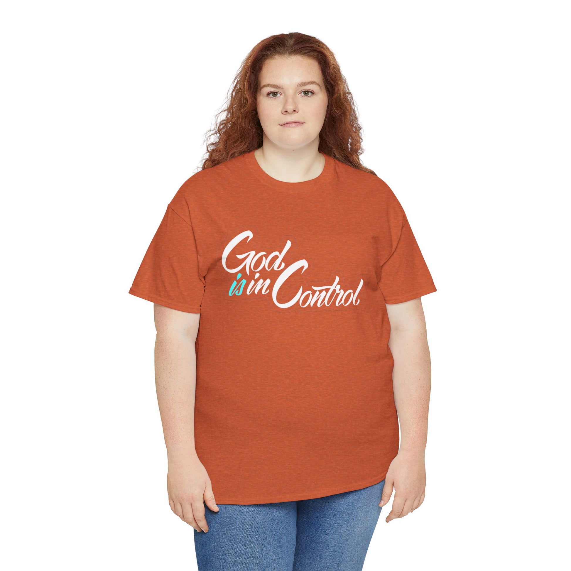 God is in Control Faith-Inspired TShirt - Daylight Drip