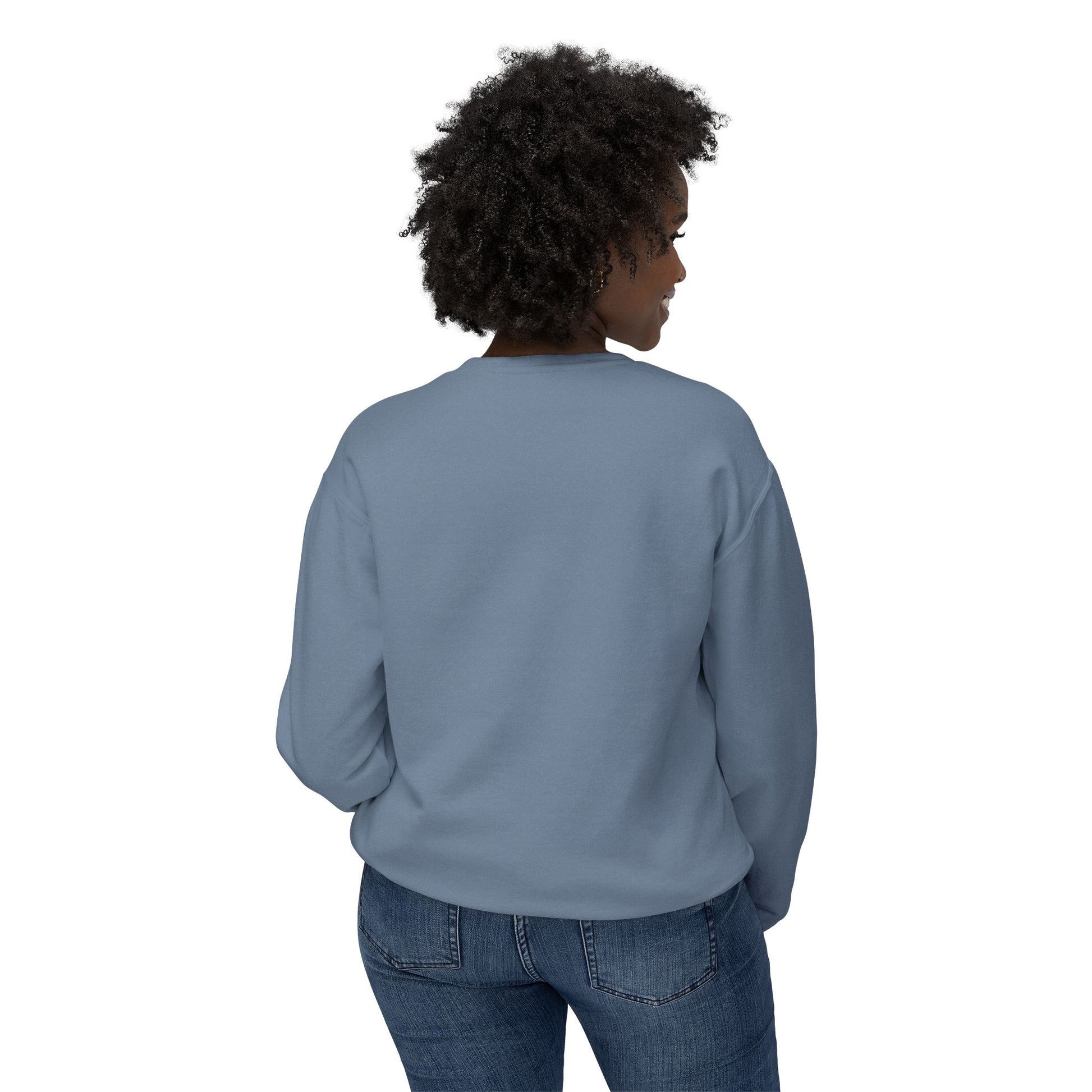 With God All Things Are Possible Lightweight Crewneck Sweatshirt - Daylight Drip