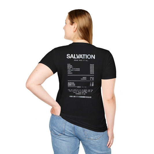 Salvation Receipt T-Shirt - Daylight Drip