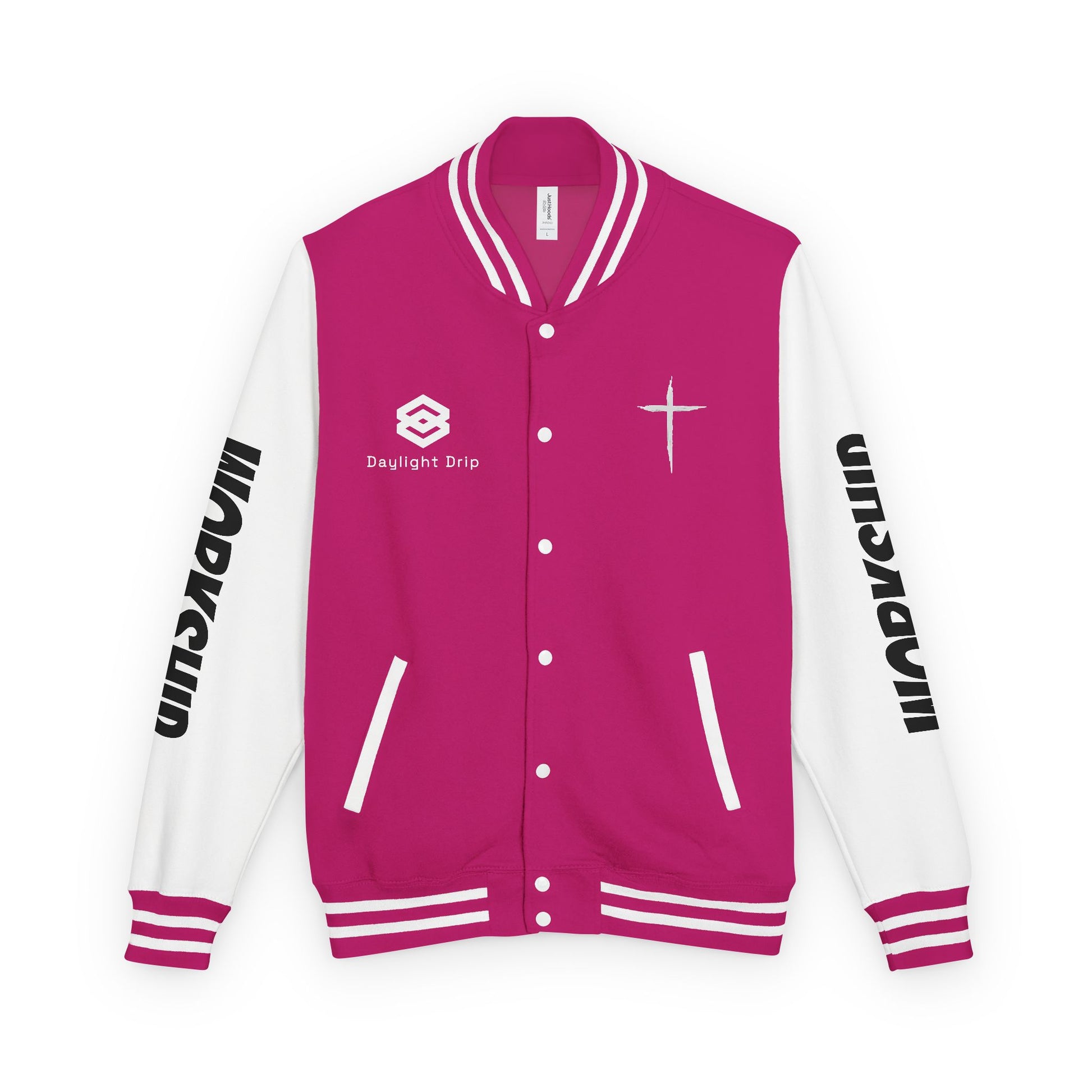 Minimilist Christian Heavyweight Letterman Jacket - Daylight Drip
