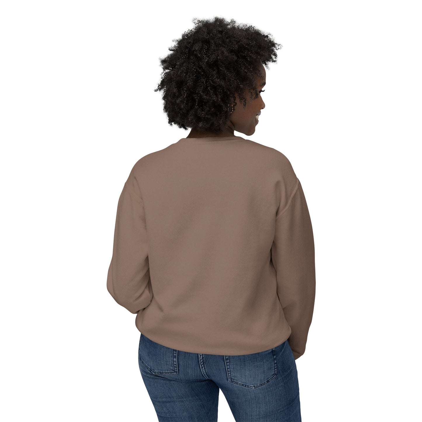 With God All Things Are Possible Lightweight Crewneck Sweatshirt - Daylight Drip