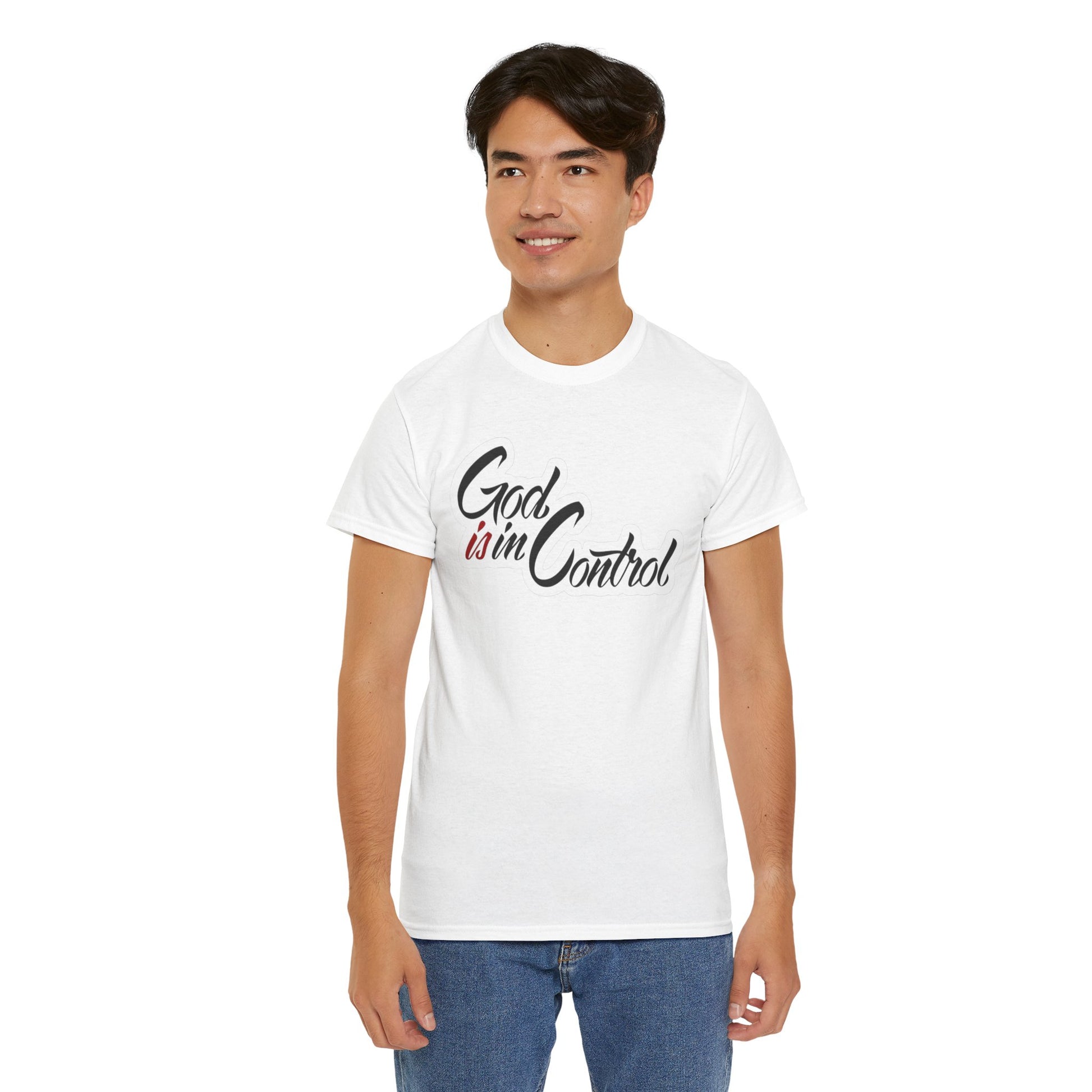 God is in Control Faith-Inspired TShirt - Daylight Drip