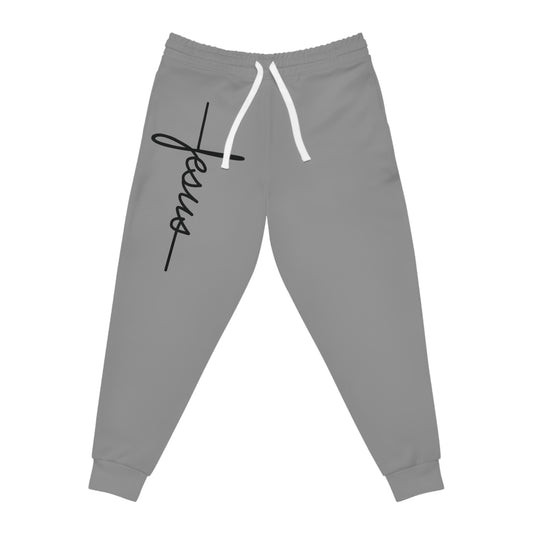 Stylish Jesus Athletic Grey Joggers - Daylight Drip