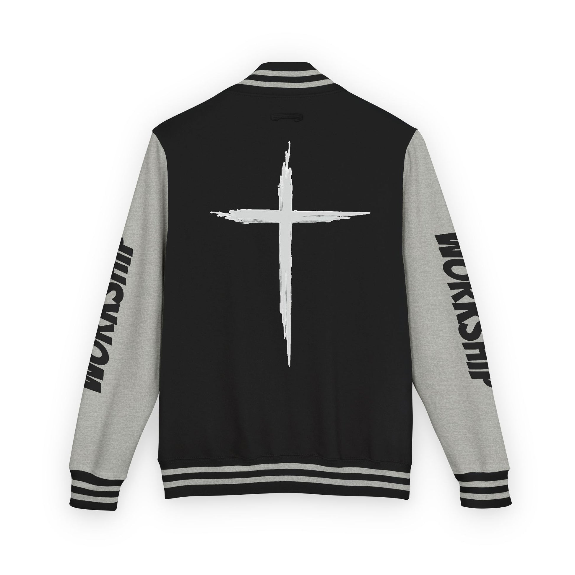 Minimilist Christian Heavyweight Letterman Jacket - Daylight Drip