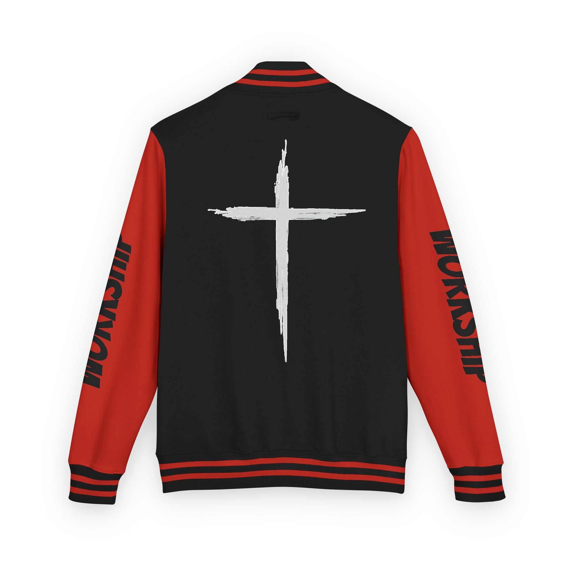 Minimilist Christian Heavyweight Letterman Jacket - Daylight Drip