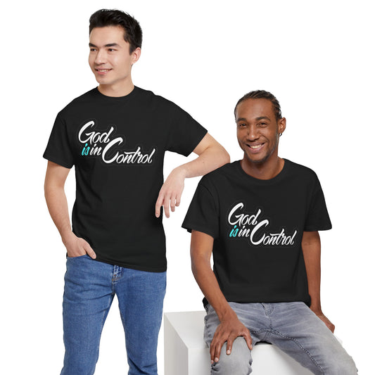 God is in Control Faith-Inspired TShirt - Daylight Drip