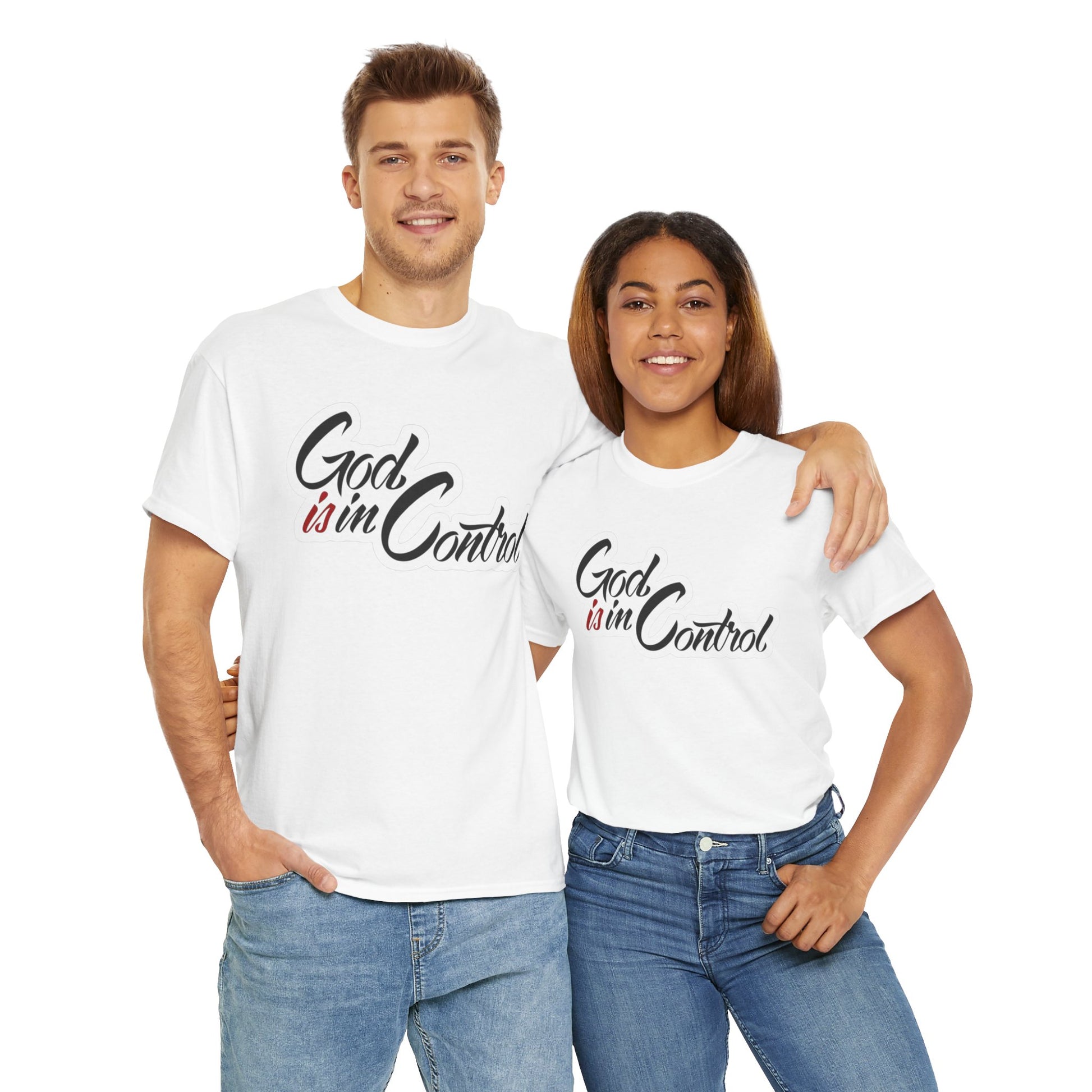 God is in Control Faith-Inspired TShirt - Daylight Drip