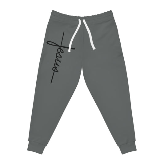 Stylish Jesus Athletic Dark Grey Joggers - Daylight Drip