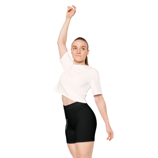 Women's Angel Wing Biker Shorts - Stylish Athletic Wear for Comfort & Freedom - Daylight Drip