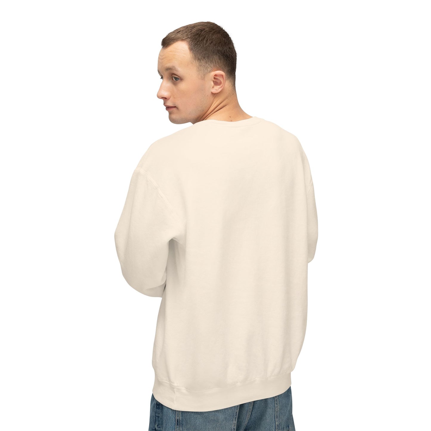 With God All Things Are Possible Lightweight Crewneck Sweatshirt - Daylight Drip