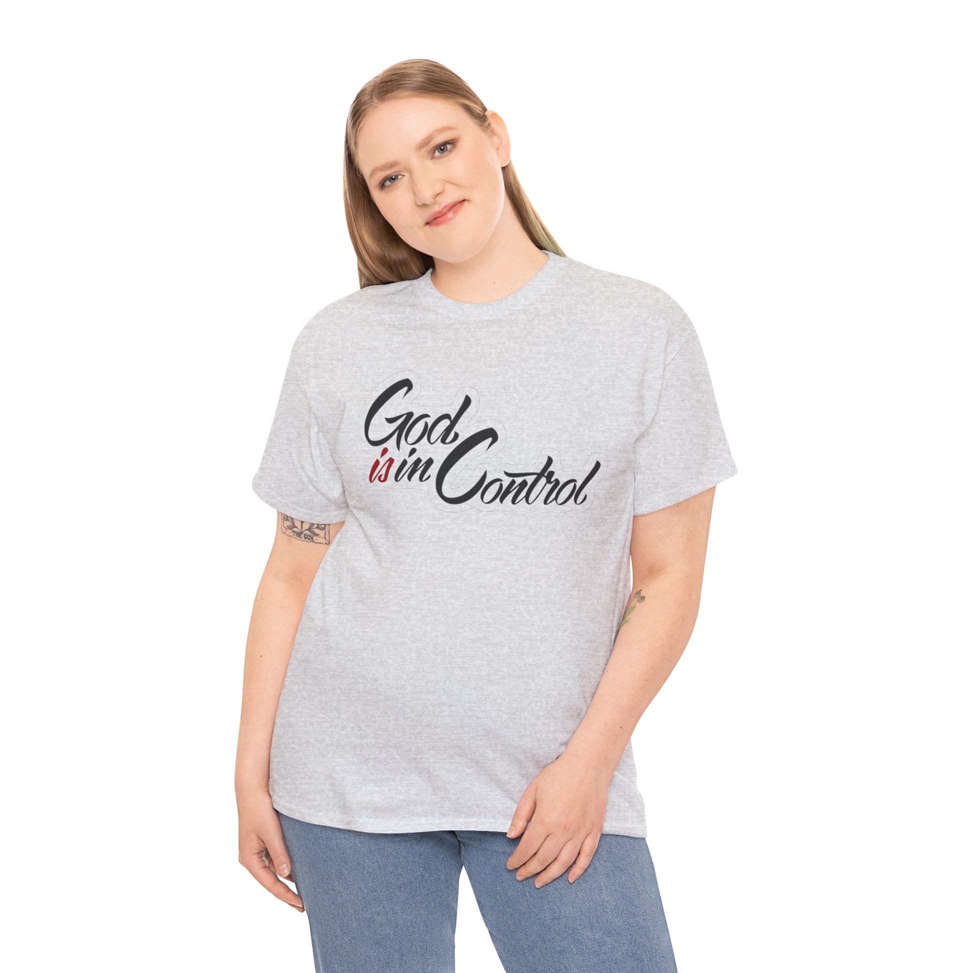 God is in Control Faith-Inspired TShirt - Daylight Drip