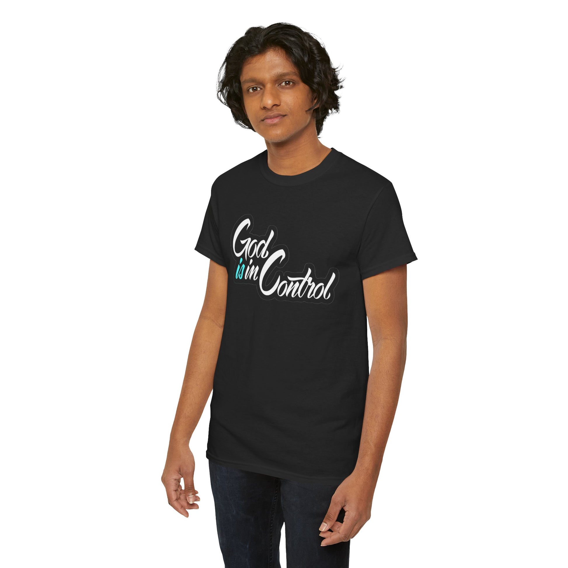 God is in Control Faith-Inspired TShirt - Daylight Drip