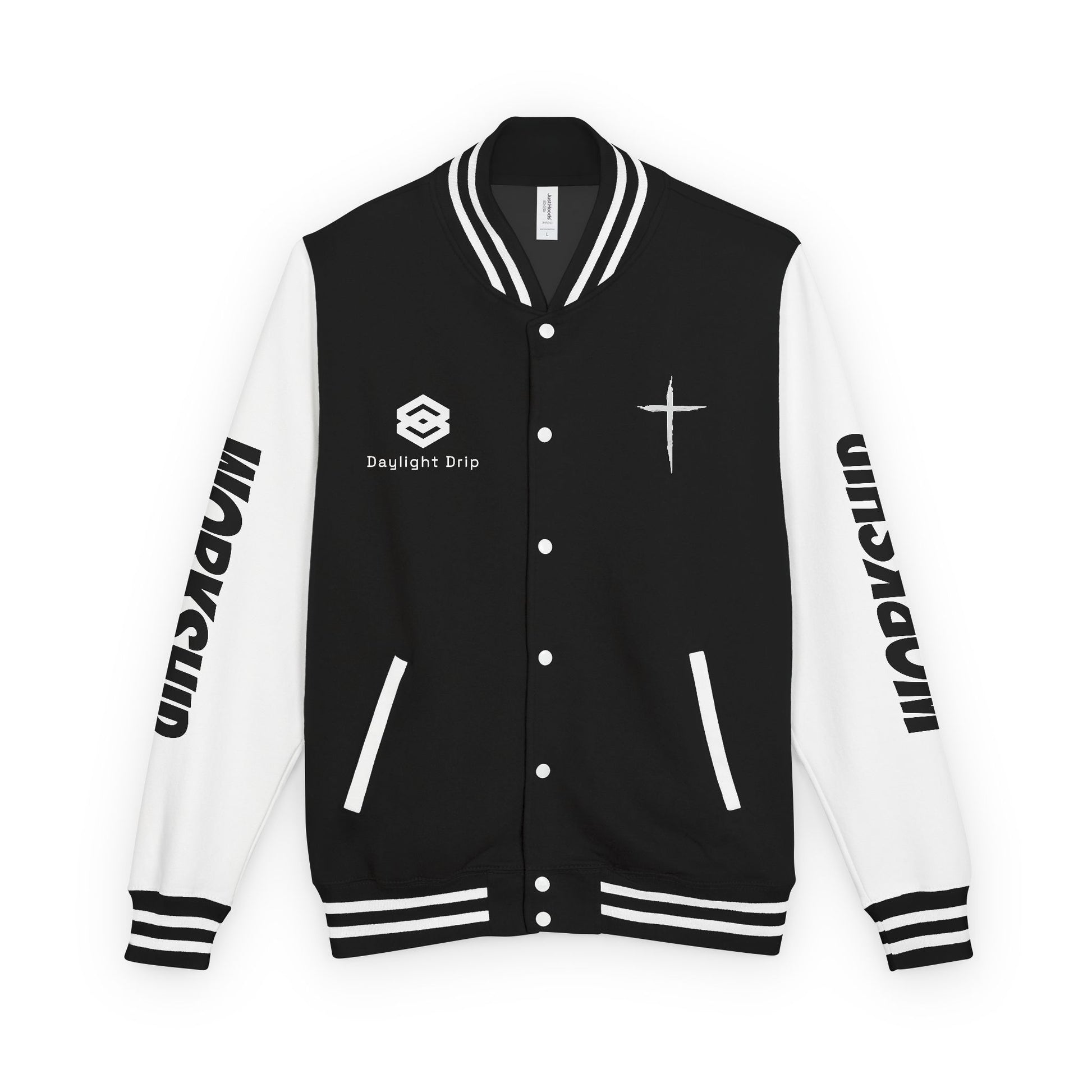 Minimilist Christian Heavyweight Letterman Jacket - Daylight Drip