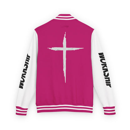 Minimilist Christian Heavyweight Letterman Jacket - Daylight Drip