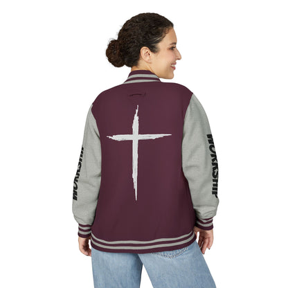 Minimilist Christian Heavyweight Letterman Jacket - Daylight Drip