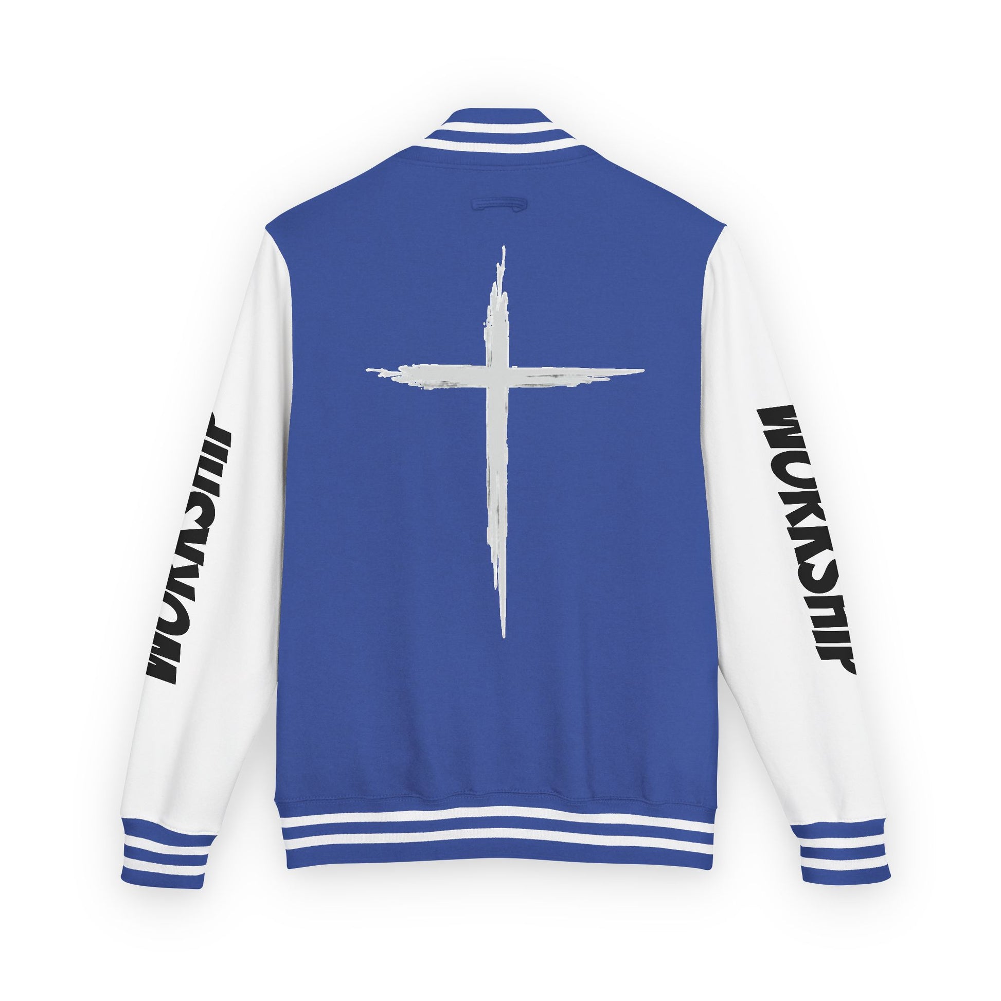 Minimilist Christian Heavyweight Letterman Jacket - Daylight Drip