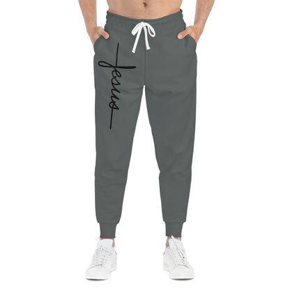 Stylish Jesus Athletic Dark Grey Joggers - Daylight Drip